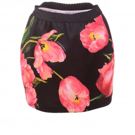 пола,дамски,поли,и,рокли,dolce,&,gabbana,flowers,mini,short,skirt,black,(black)