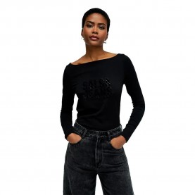 блуза,мъжки,пуловери,дамски,пуловери,salsa,jeans,21011163,sweater,black,(black)