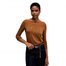 блуза,мъжки,пуловери,дамски,пуловери,salsa,jeans,21011163,sweater,brown,(brown)