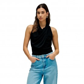 Дънки Salsa jeans 21012119 Sleeveless Top - Black (Black) дънки,дамски,топове,salsa,jeans,21012119,sleeveless,top,black,(black)