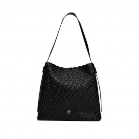 Чанта за през рамо Tommy hilfiger Braided Maxi Hobo shoulder bag - Black (Black) чанта,за,през,рамо,всички,чанти,tommy,hilfiger,braided,maxi,hobo,shoulder,bag,black,(black)