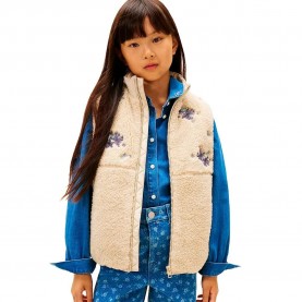 потник,детски,потници,tommy,hilfiger,floral,vest,beige,(gulf,sand)