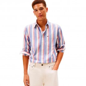 риза,с,дълъг,ръкав,дамски,ризи,мъжки,ризи,tommy,hilfiger,mw0mw41695,long,sleeve,shirt,multicolor,(wedge,blue,multi,stripe)