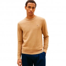 блуза,мъжки,пуловери,дамски,пуловери,tommy,hilfiger,seasonal,structure,sweater,yellow,(safari,canvas)