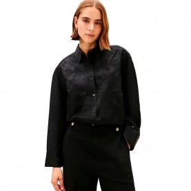 риза,с,дълъг,ръкав,дамски,ризи,мъжки,ризи,tommy,hilfiger,ww0ww48187,long,sleeve,shirt,black,(black)