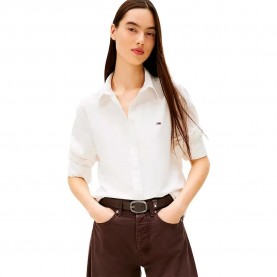 риза,с,дълъг,ръкав,дамски,ризи,мъжки,ризи,tommy,jeans,dw0dw19890,long,sleeve,shirt,beige,(ecru)