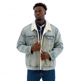 яке,мъжки,якета,дамски,якета,и,палта,levi´s,®,type,3,sherpa,trucker,denim,jacket,refurbished,blue,(stonebridge)