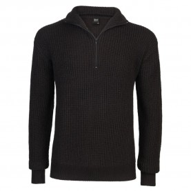 блуза,мъжки,пуловери,дамски,пуловери,brandit,marine,troyer,sweater,refurbished,black,(black)