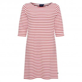 Рокля Sea ranch Meriam 3/4 sleeve dress - Red (White / Poppy Red) рокля,дамски,поли,и,рокли,sea,ranch,meriam,3,4,sleeve,dress,red,(white,poppy,red)