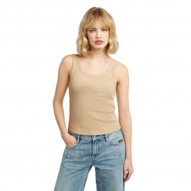 Тениска G-Star D28716-E527 sleeveless T-shirt - Beige (Cream) тениска,мъжки,тениски,дамски,тениски,g,star,d28716,e527,sleeveless,t,shirt,beige,(cream)