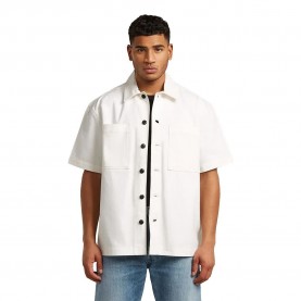Риза с къс ръкав G-Star D28911-E506 Regular Fit short sleeve shirt - White (Ecru) риза,с,къс,ръкав,дамски,ризи,мъжки,ризи,g,star,d28911,e506,regular,fit,short,sleeve,shirt,white,(ecru)