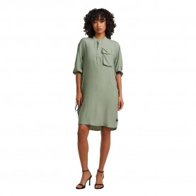 Рокля G-Star D29019-D724 short sleeve dress - Green (Light Orphus) рокля,дамски,поли,и,рокли,g,star,d29019,d724,short,sleeve,dress,green,(light,orphus)