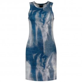 Рокля G-Star D29370-E525 sleeveless dress - Blue (Denim Flame AOP) рокля,дамски,поли,и,рокли,g,star,d29370,e525,sleeveless,dress,blue,(denim,flame,aop)