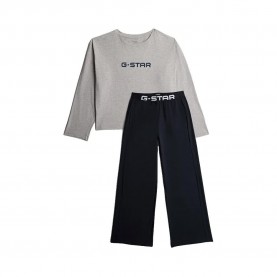 Пижама G-Star D29423-01 long sleeve pyjama - Black / Grey (Multicolor 3) пижама,дамски,пижами,g,star,d29423,01,long,sleeve,pyjama,black,grey,(multicolor,3)