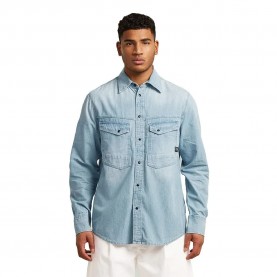 Риза с дълъг ръкав G-Star Dakota Regular Fit long sleeve shirt - Blue (Vintage Mirage) риза,с,дълъг,ръкав,дамски,ризи,мъжки,ризи,g,star,dakota,regular,fit,long,sleeve,shirt,blue,(vintage,mirage)
