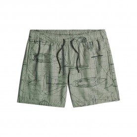 Бански гащета G-Star Dirik swimming shorts - Green (Light Orphus Boat Blue) бански,гащета,мъжки,бански,костюми,g,star,dirik,swimming,shorts,green,(light,orphus,boat,blue)