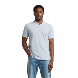 Бебешка блуза с яка G-Star Dunda Slim Stripe short sleeve polo - Blue (Baby Blue) бебешка,блуза,с,яка,дамски,блузи,с,яка,мъжки,блузи,с,яка,g,star,dunda,slim,stripe,short,sleeve,polo,blue,(baby,blue)