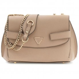 Чанта за през рамо Guess HWZG8091210 shoulder bag - Beige (Pale Mocha) чанта,за,през,рамо,всички,чанти,guess,hwzg8091210,shoulder,bag,beige,(pale,mocha)