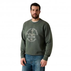 блуза,мъжки,пуловери,guess,m6gq23k3464,sweatshirt,green,(urban,forest)