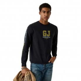 Тениска Guess jeans M6RI44K8HM0 long sleeve T-shirt - Black (Jet Black / Multicolor) тениска,мъжки,тениски,дамски,тениски,guess,jeans,m6ri44k8hm0,long,sleeve,t,shirt,black,(jet,black,multicolor)