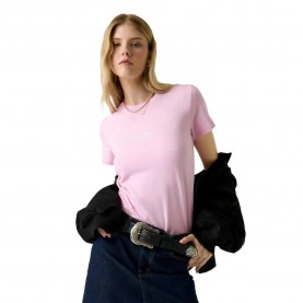 Тениска Guess jeans W6RI18J1314 short sleeve T-shirt - Pink (Soft Rose) тениска,мъжки,тениски,дамски,тениски,guess,jeans,w6ri18j1314,short,sleeve,t,shirt,pink,(soft,rose)