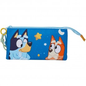 Bluey Triple Dreams pencil case - Blue (Multicolor) канцеларски,принадлежности,bluey,triple,dreams,pencil,case,blue,(multicolor)
