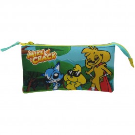 Cyp brands Triple Mikecrack pencil case - Multicolor (Multicolor) канцеларски,принадлежности,cyp,brands,triple,mikecrack,pencil,case,multicolor,(multicolor)