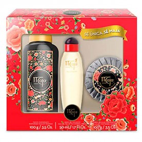 Maja Vapo Gift Set 200g Vapo 50ml Eau de toilette - Red / Black дамски,парфюми,maja,vapo,gift,set,200g,vapo,50ml,eau,de,toilette,red,black