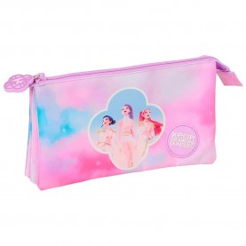 Safta K-Pop Demon Hunters Artist Triple pencil case - Pink (Multicolor) ученически,принадлежности,safta,k,pop,demon,hunters,artist,triple,pencil,case,pink,(multicolor)