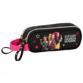 Safta K-Pop Demon Hunters Energy pencil case - Black (Multicolor) ученически,принадлежности,safta,k,pop,demon,hunters,energy,pencil,case,black,(multicolor)