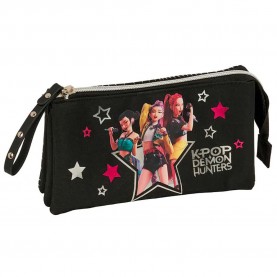 Safta K-Pop Demon Hunters Energy pencil case - Black (Multicolor) ученически,принадлежности,safta,k,pop,demon,hunters,energy,pencil,case,black,(multicolor)
