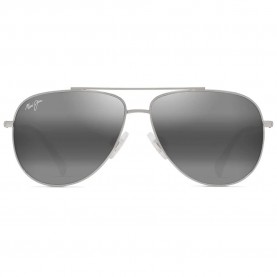 Слънчеви очила Maui jim Hauoli XS polarized sunglasses - Silver (Shiny Silver / Black) слънчеви,очила,слънчеви,очила,maui,jim,hauoli,xs,polarized,sunglasses,silver,(shiny,silver,black)