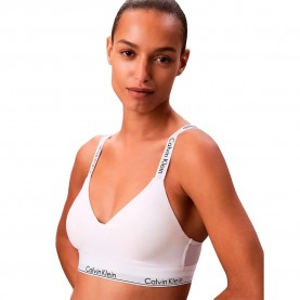 Бюстие Calvin klein LV00QF8504 Bralette bra - White (White) бюстие,дамско,бельо,дамски,бикини,и,танкини,calvin,klein,lv00qf8504,bralette,bra,white,(white)