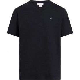 тениска,мъжки,тениски,дамски,тениски,calvin,klein,jeans,lv040hm298,short,sleeve,v,neck,t,shirt,black,(black)