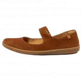 El naturalista N5301 Coral Barefoot mary jane - Brown (Nobuck Lavado Cuero) дамски,обувки,el,naturalista,n5301,coral,barefoot,mary,jane,brown,(nobuck,lavado,cuero)