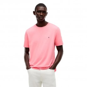 Тениска Tommy hilfiger Ess Seasonal short sleeve T-shirt - Pink (Doll Pink) тениска,мъжки,тениски,дамски,тениски,tommy,hilfiger,ess,seasonal,short,sleeve,t,shirt,pink,(doll,pink)