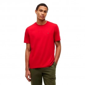 Тениска Tommy hilfiger Ess Seasonal short sleeve T-shirt - Red (Medium Red) тениска,мъжки,тениски,дамски,тениски,tommy,hilfiger,ess,seasonal,short,sleeve,t,shirt,red,(medium,red)