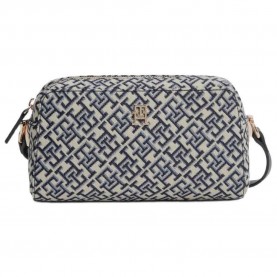 Чанта Tommy hilfiger Grace Camera Jacquard bag - Grey (Blue Mono) чанта,всички,чанти,tommy,hilfiger,grace,camera,jacquard,bag,grey,(blue,mono)