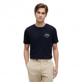 Тениска Tommy hilfiger Script Stack short sleeve T-shirt - Blue (Desert Sky) тениска,мъжки,тениски,дамски,тениски,tommy,hilfiger,script,stack,short,sleeve,t,shirt,blue,(desert,sky)