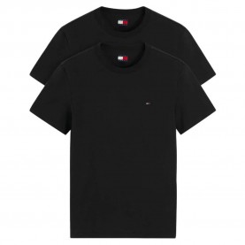 тениска,мъжки,тениски,дамски,тениски,tommy,jeans,dm0dm20687,short,sleeve,t,shirt,2,units,black,(black,black)