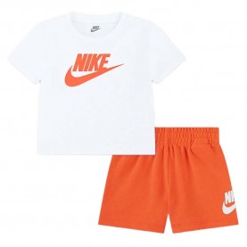 Nike Club set - White / Orange (Turf Orange) детски,екипи,nike,club,set,white,orange,(turf,orange)
