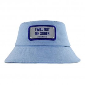 Шапка John hatter & co Bucket not die sober bucket hat - Blue (Blue) шапка,всички,шапки,john,hatter,&,co,bucket,not,die,sober,bucket,hat,blue,(blue)