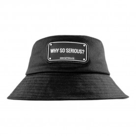 Шапка John hatter & co Bucket why so serious? bucket hat - Black (Black) шапка,всички,шапки,john,hatter,&,co,bucket,why,so,serious?,bucket,hat,black,(black)