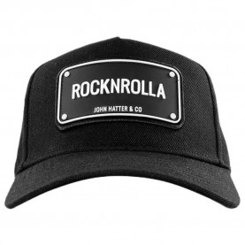 Шапка John hatter & co Full panel rocknrolla cap - Black (Black) шапка,всички,шапки,john,hatter,&,co,full,panel,rocknrolla,cap,black,(black)