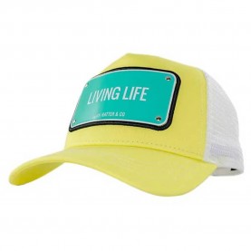 Шапка John hatter & co Living life cap - Yellow (Yellow / White) шапка,всички,шапки,john,hatter,&,co,living,life,cap,yellow,(yellow,white)