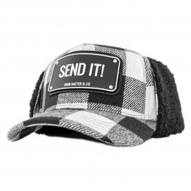 Шапка John hatter & co Lumberjack send it! cap - Grey (Black / White) шапка,всички,шапки,john,hatter,&,co,lumberjack,send,it!,cap,grey,(black,white)
