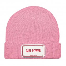 Детска шапка John hatter & co Rubber girl power beanie - Pink (Pink) детска,шапка,всички,шапки,john,hatter,&,co,rubber,girl,power,beanie,pink,(pink)