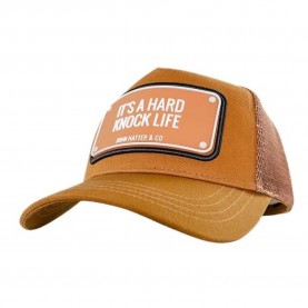 шапка,всички,шапки,john,hatter,&,co,rubber,it´s,a,hard,knock,life,cap,brown,(brown)