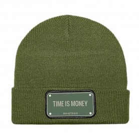 шапка,всички,шапки,john,hatter,&,co,rubber,time,is,money,beanie,green,(green)