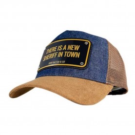 Шапка John hatter & co There is a new sheriff in town cap - Brown / Blue (Brown / Blue) шапка,всички,шапки,john,hatter,&,co,there,is,a,new,sheriff,in,town,cap,brown,blue,(brown,blue)